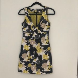 H&M abstract fitted mini dress